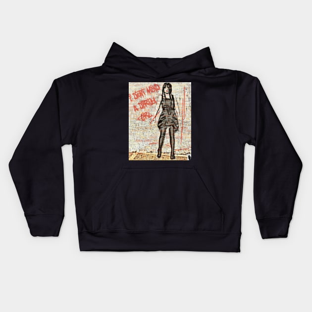 Teenage Hustling (Dirty Girl version) Kids Hoodie by RabbitWithFangs